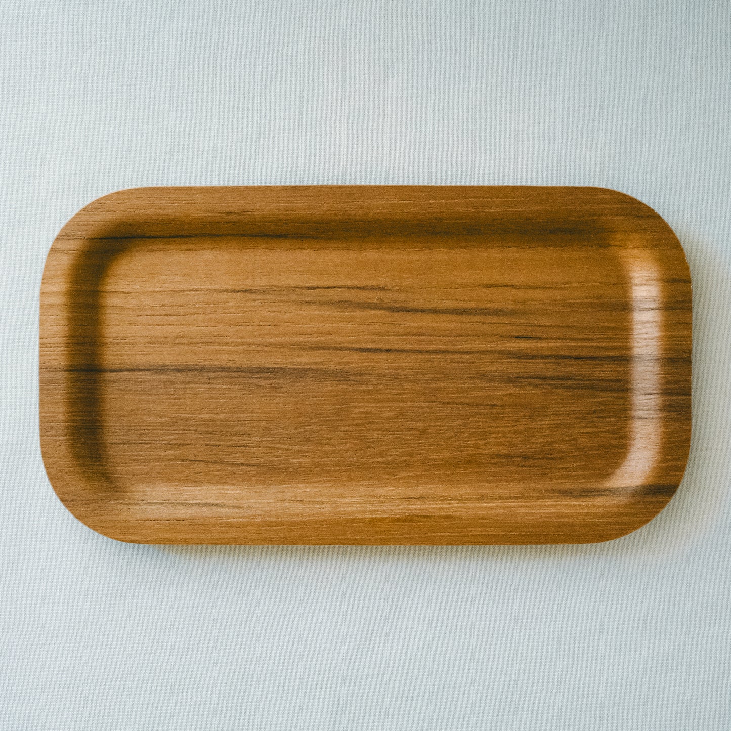 Nonslip Rectangular Wood Tray