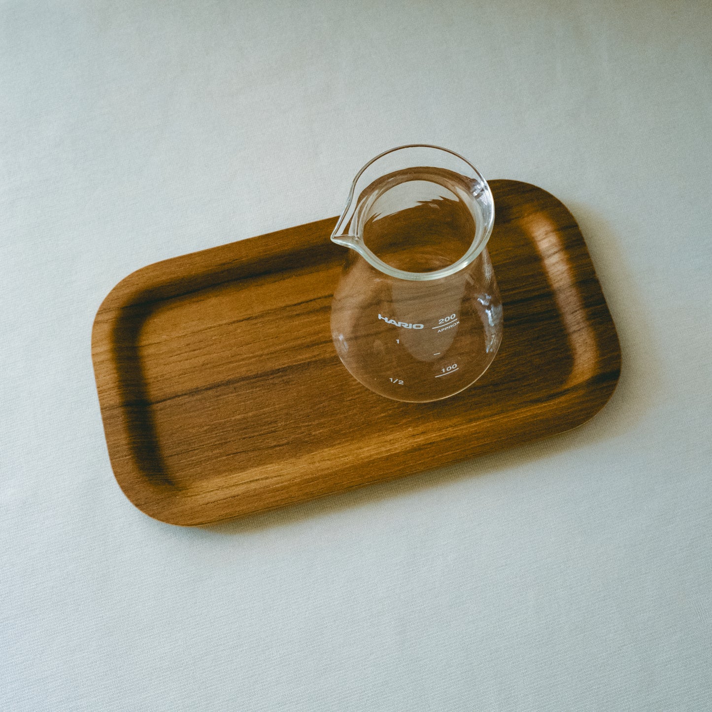 Nonslip Rectangular Wood Tray